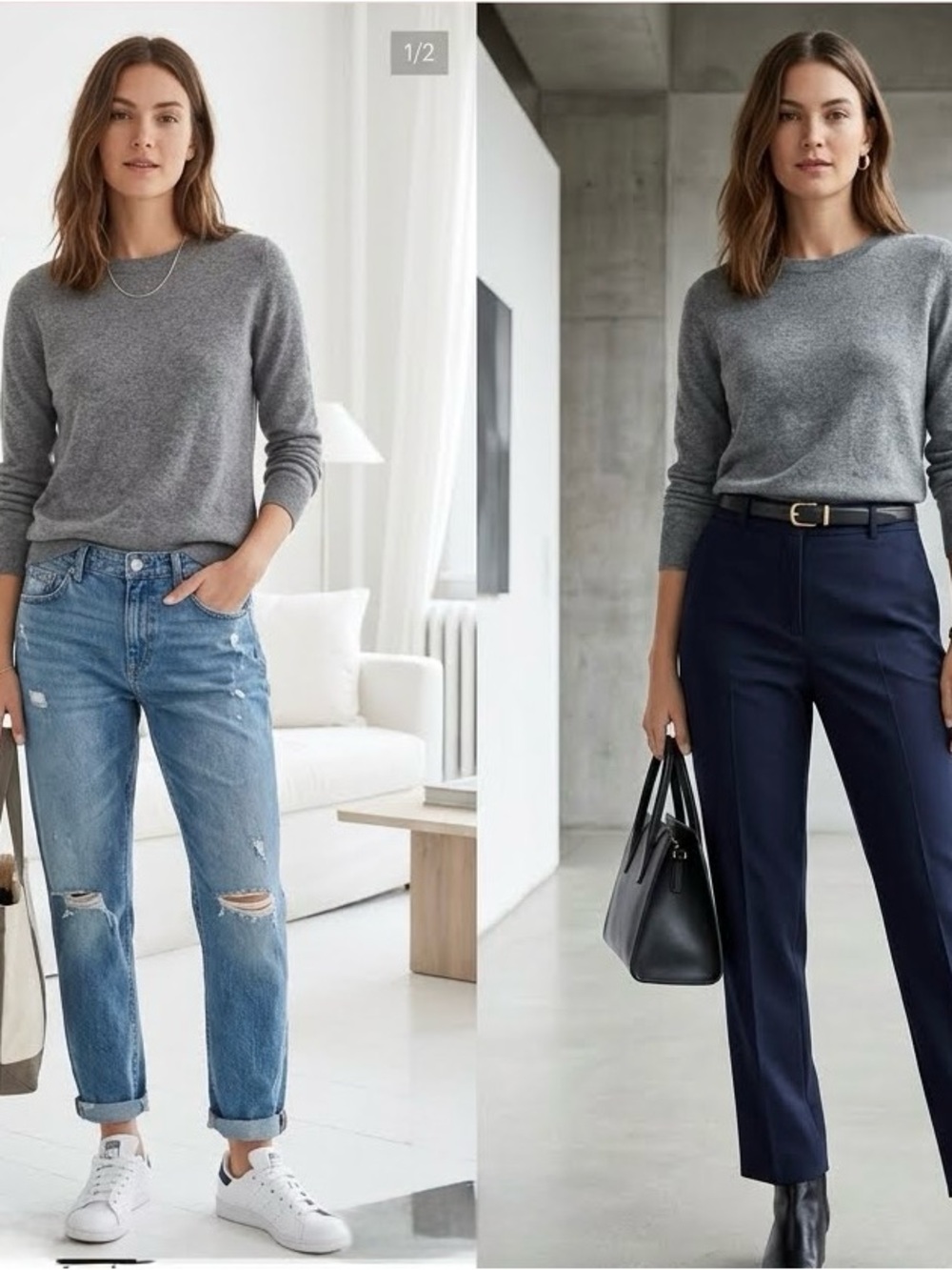 Joe Fresh basic crew neck knit